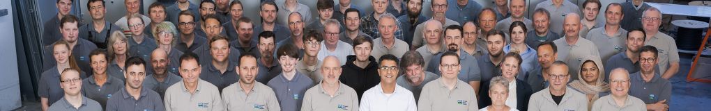 Ein Gruppenbild der Mitarbeiterinnen und Mitarbeiter