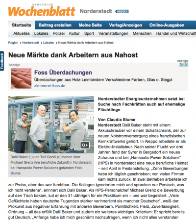 HPS Presse - Wochenblatt Norderstedt