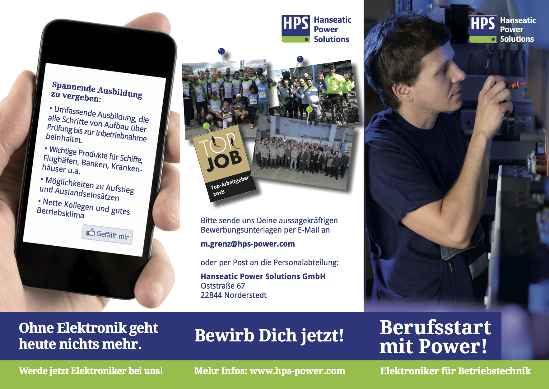 Broschüre für Auszubildene